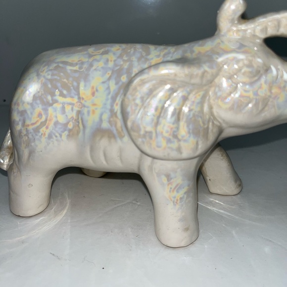 Ceramic Elephant Hollywood Regency Style - Picture 2 of 8